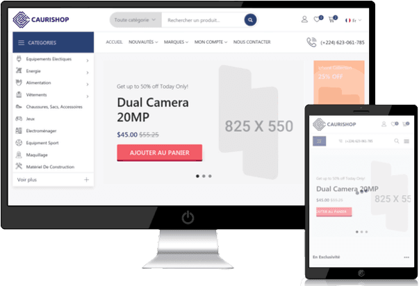 CAURI Shop Redesign